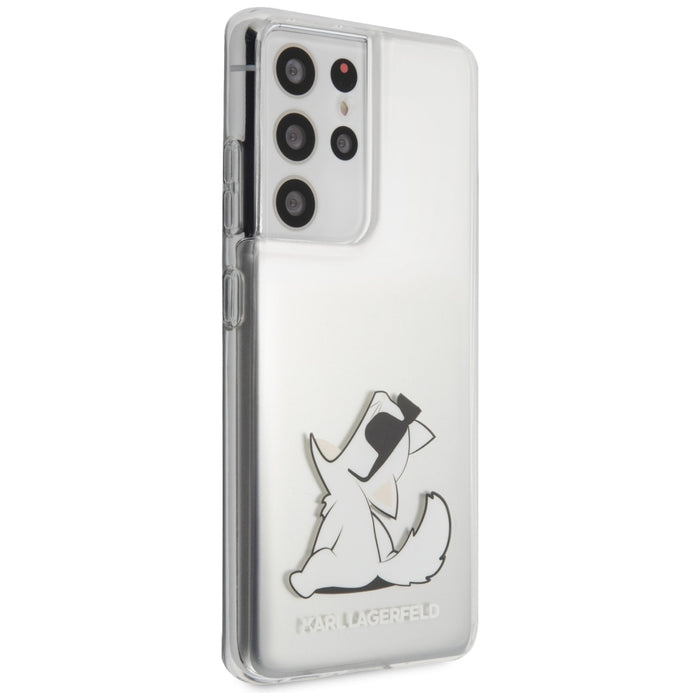 Karl Lagerfeld Choupette Fun Case for Samsung Galaxy S21 Ultra - Transparent