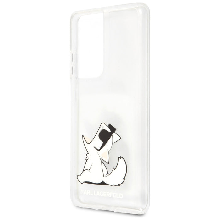 Karl Lagerfeld Choupette Fun Case for Samsung Galaxy S21 Ultra - Transparent