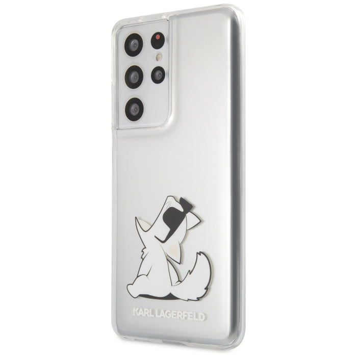 Karl Lagerfeld Choupette Fun Case for Samsung Galaxy S21 Ultra - Transparent