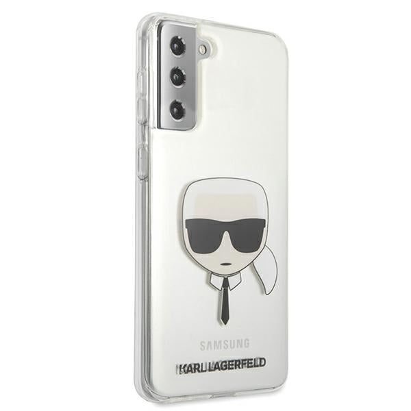 Karl Lagerfeld Karl&#39;s Head Case for Samsung Galaxy S21+ - Transparent