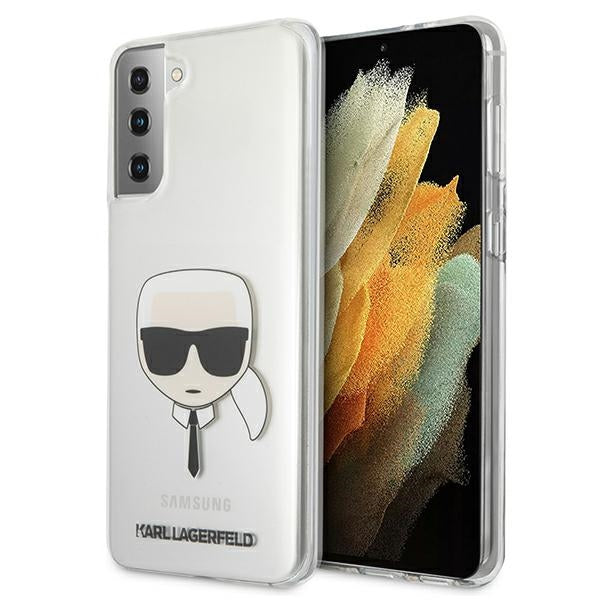 Karl Lagerfeld Karl&#39;s Head Case for Samsung Galaxy S21+ - Transparent