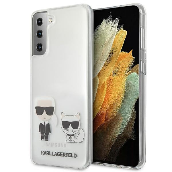 Karl Lagerfeld Karl&amp;Choupette Case for Samsung Galaxy S21+ - Transparent