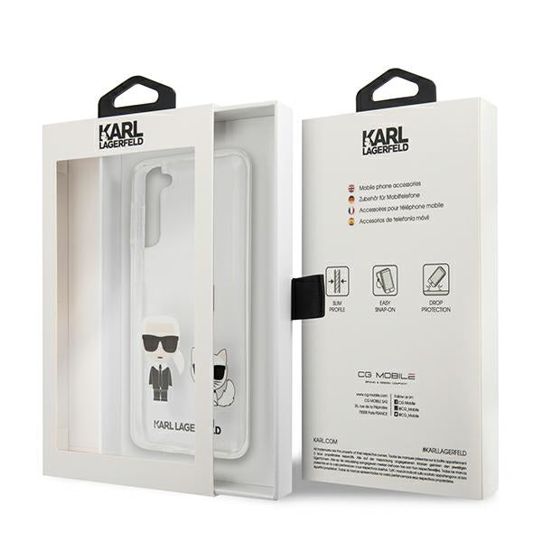 Karl Lagerfeld Karl&amp;Choupette Case for Samsung Galaxy S21+ - Transparent