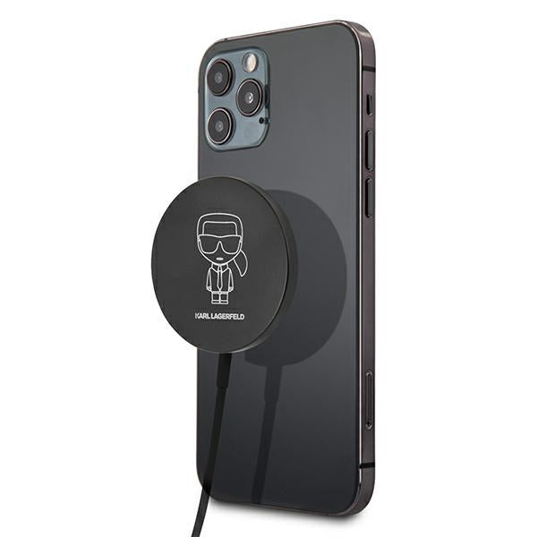 Karl Lagerfeld 15W Wireless Charger with MagSafe - Black
