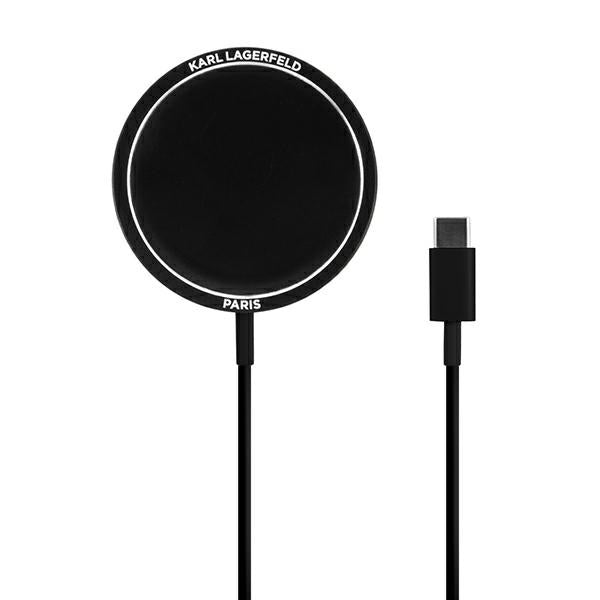 Karl Lagerfeld 15W Wireless Charger with MagSafe - Black