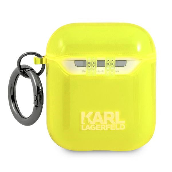 Karl Lagerfeld Choupette Case for AirPods 1/2 - Yellow