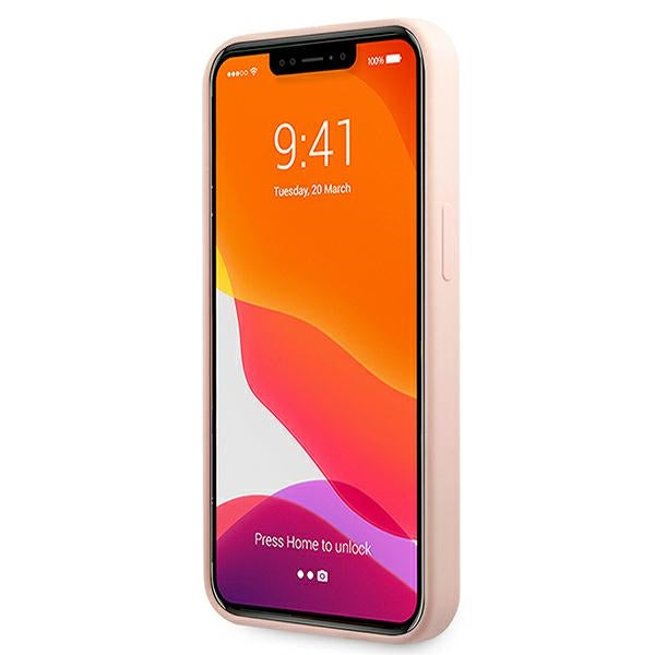 Karl Lagerfeld Silicone Karl&amp;Choupette Case for iPhone 13 Pro / iPhone 13 - Light Pink