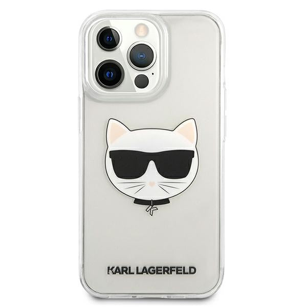 Karl Lagerfeld Choupette Head Case for iPhone 13 Pro Max - Transparent