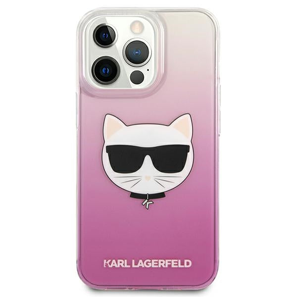 Karl Lagerfeld Choupette Head Case for iPhone 13 Pro Max - Pink