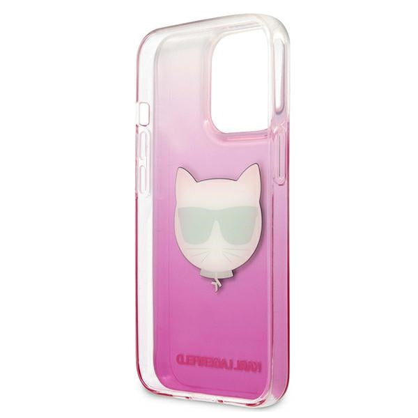 Karl Lagerfeld Choupette Head Case for iPhone 13 Pro Max - Pink