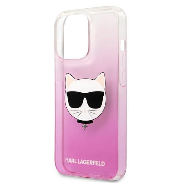 Karl Lagerfeld Choupette Head Case for iPhone 13 Pro Max - Pink