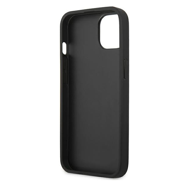 Karl Lagerfeld Saffiano Ikonik Karl&#39;s Patch Case for iPhone 13 mini - Black
