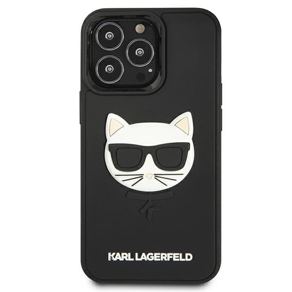 Karl Lagerfeld 3D Rubber Choupette Case for iPhone 13 Pro / iPhone 13 - Black