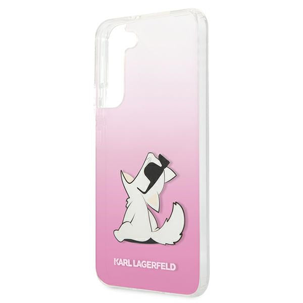 Karl Lagerfeld Choupette Eat Case for Samsung Galaxy S22+ - Pink