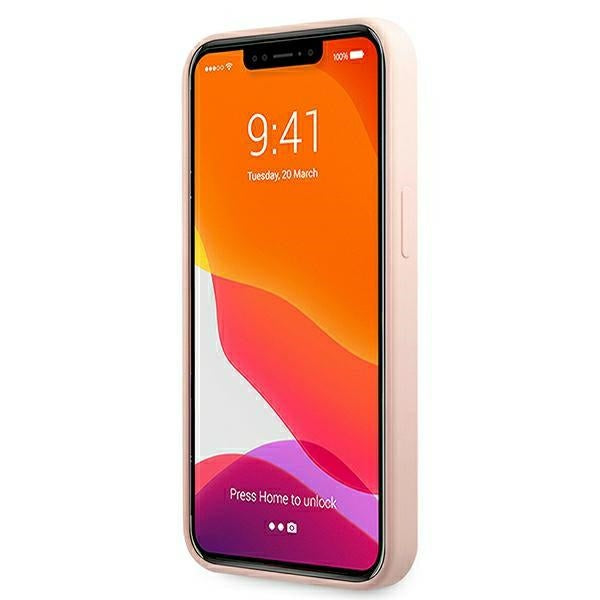 Karl Lagerfeld Silicone Ikonik Karl&amp;Choupette MagSafe Case for iPhone 13 Pro Max - Light Pink