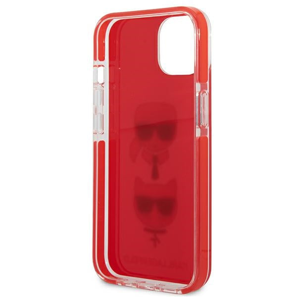 Karl Lagerfeld Karl&amp;Choupette Head Case for iPhone 13 mini - Red