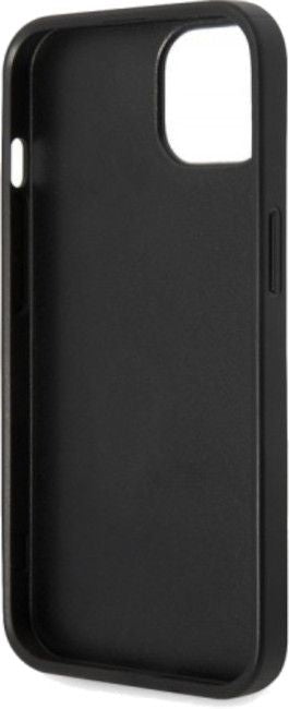 Karl Lagerfeld Saffiano Choupette Head Patch Case for iPhone 14 Plus - Black