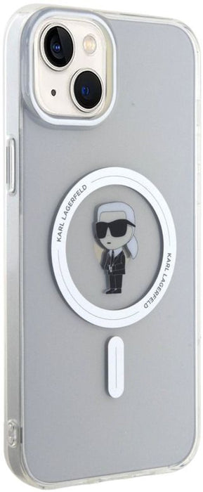 Karl Lagerfeld IML Ikonik MagSafe case for iPhone 15 Plus - transparent