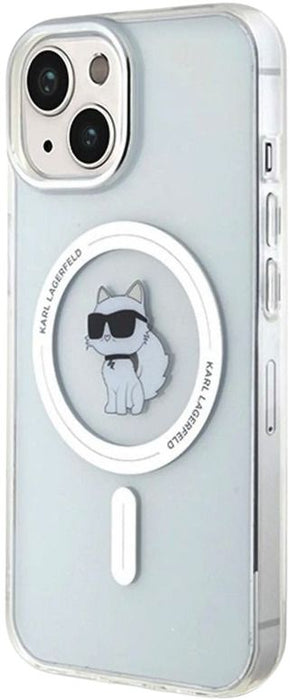 Karl Lagerfeld IML Choupette MagSafe case for iPhone 15 - transparent