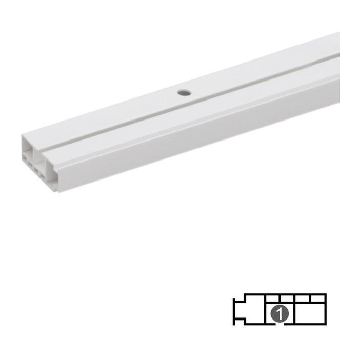 SINGLE-CHANNEL PVC MOLDING KARPOL 300 CM.