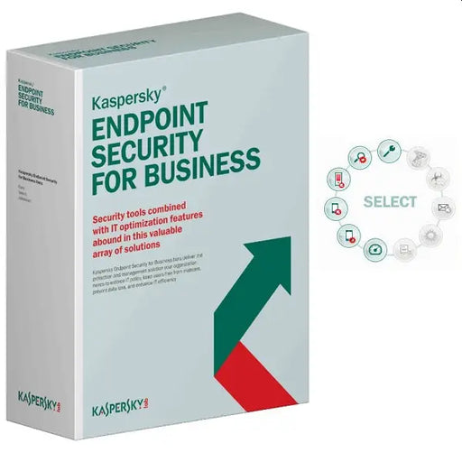 KASPERSKY Endpoint Security for Business - SELECT 20-24 1 year Base price - Пакети за киберсигурност Софтуер за