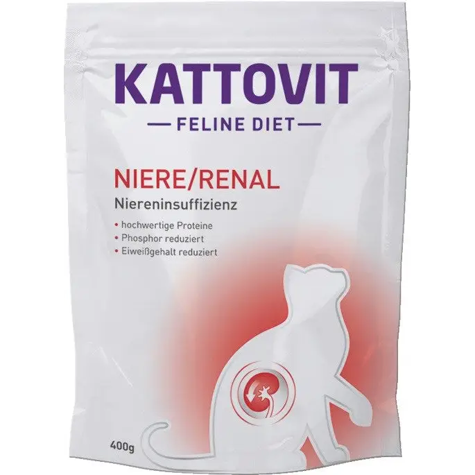 KATTOVIT Niere Renal - karma dla kotów - saszetka 0,4 kg - Dry foodDLK-KAS<<<For the catDLK<<<ActionPL