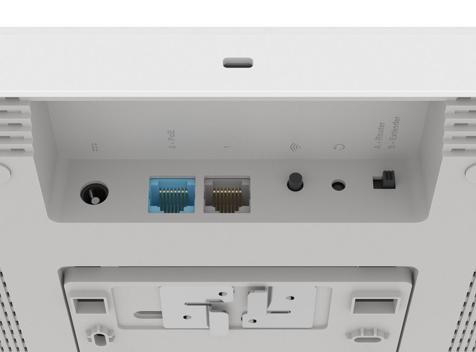 Keenetic Voyager Pro 4-Pack (KN-3510) AX1800 Mesh Wi-Fi 6 Router/Extender/Access Point with 2-Port Gigabit Smart Switch and Power over Ethernet. 4-Pack.