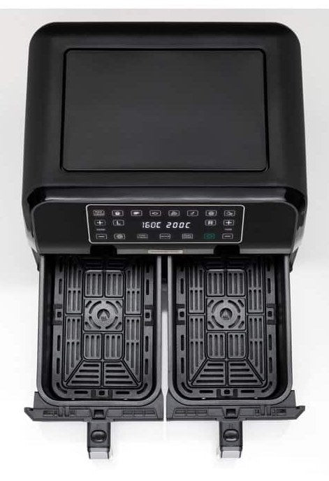 Kenwood HFM20.000MB fryer Double 8 L Stand-alone 1700 W Hot air fryer Black