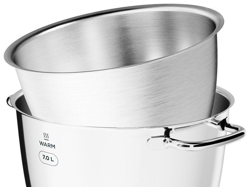 Kenwood KWL90.004SI food processor 1400 W 7 L Silver Built-in scales