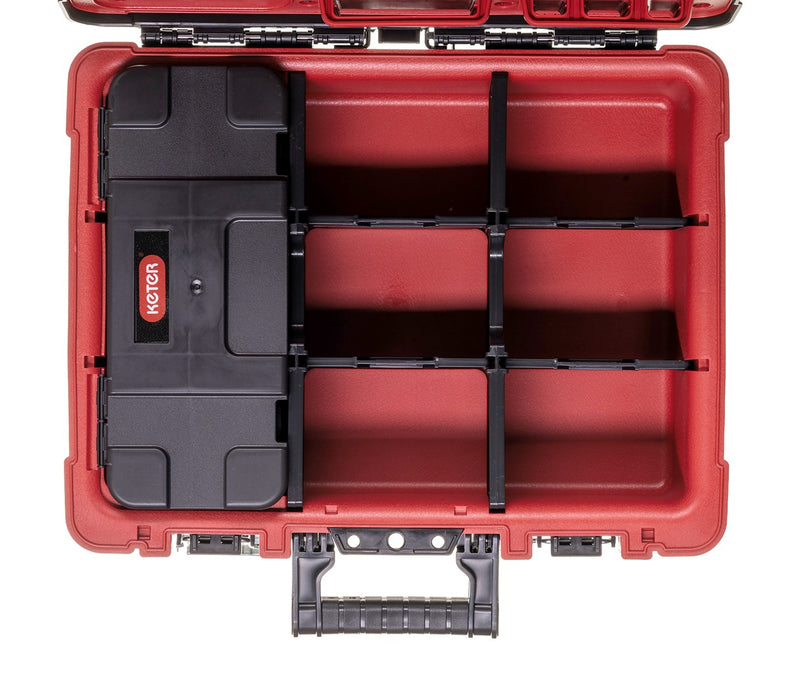 Keter 237003 equipment case Hard shell case Black, Red