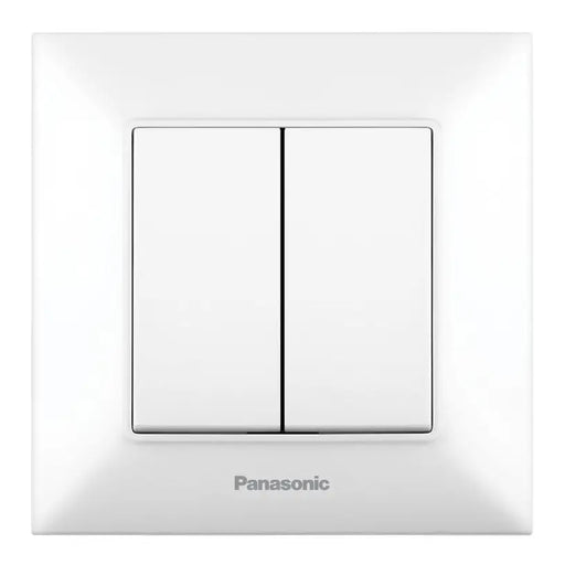 KEY DOUBLE WHITE PANASONIC Arkedia Slim - Ключове и контакти<<<Електроматериали<<<Praktiker&&&Ключове и