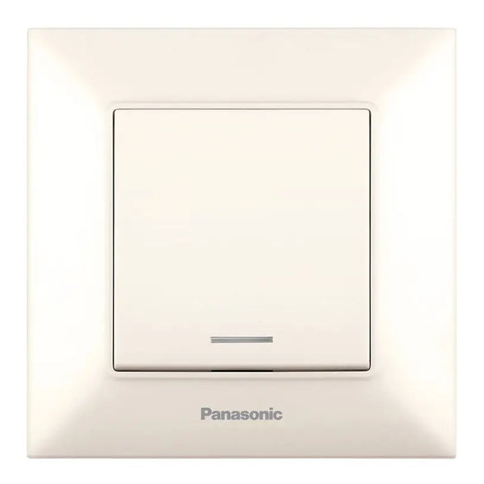 KEY SINGLE GLOWING CREAM PANASONIC Arkedia Slim - Ключове и контакти<<<Електроматериали<<<Praktiker&&&Ключове и