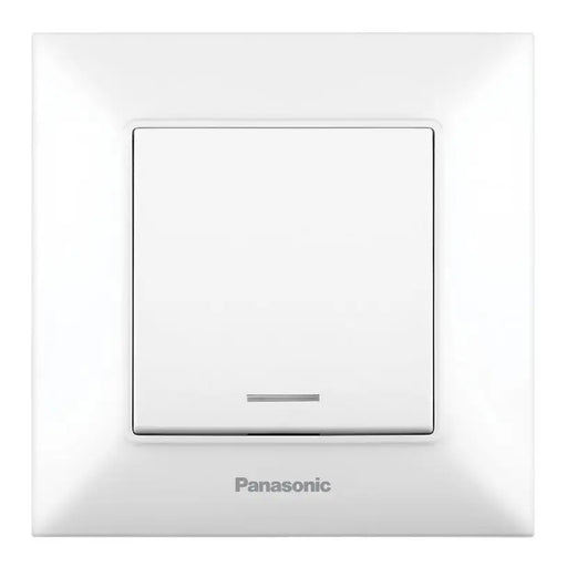KEY SINGLE LIGHT WHITE PANASONIC Arkedia Slim - Ключове и контакти<<<Електроматериали<<<Praktiker&&&Ключове и