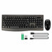 Keyboard and Mouse Bluestork Clavier Souris Sans Fil Black - Електроника Периферни и резервни части<<<Компютри|