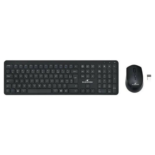 Keyboard and Mouse Bluestork Easy Slim AZERTY Black French - Електроника Периферни и резервни части<<<Компютри|