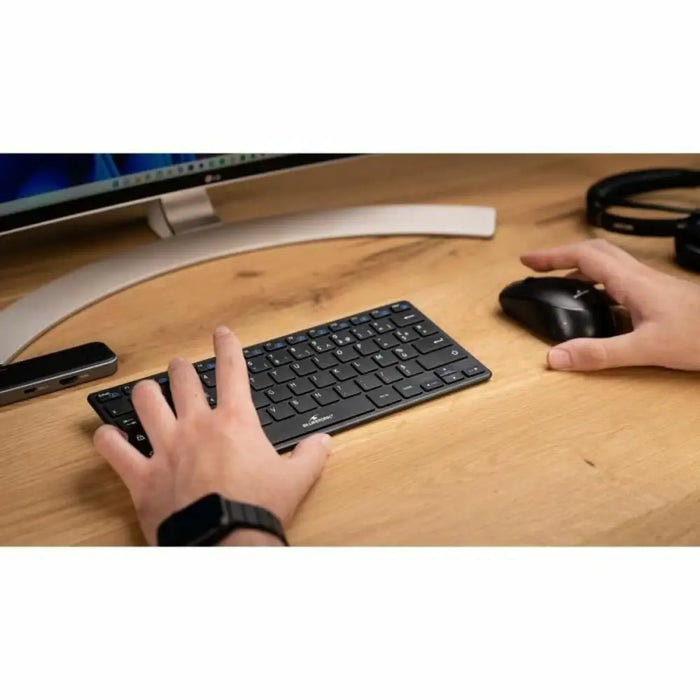 Keyboard and Mouse Bluestork Sans fil Ultra compact Black - Електроника Периферни и резервни части<<<Компютри|