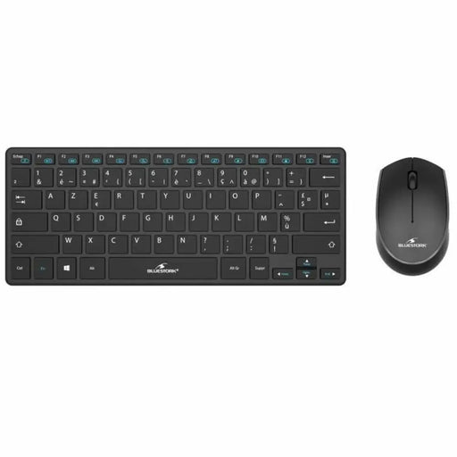 Keyboard and Mouse Bluestork Sans fil Ultra compact Black - Електроника Периферни и резервни части<<<Компютри|