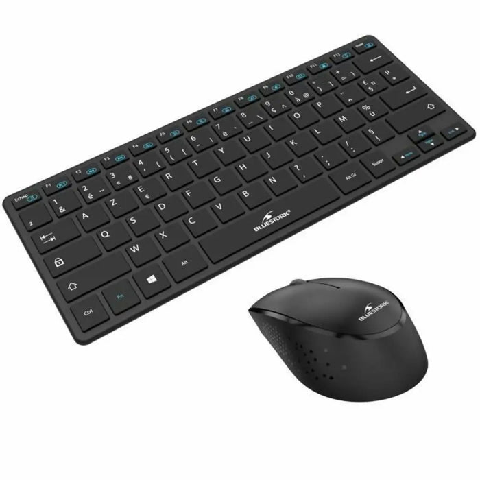 Keyboard and Mouse Bluestork Sans fil Ultra compact Black - Електроника Периферни и резервни части<<<Компютри|