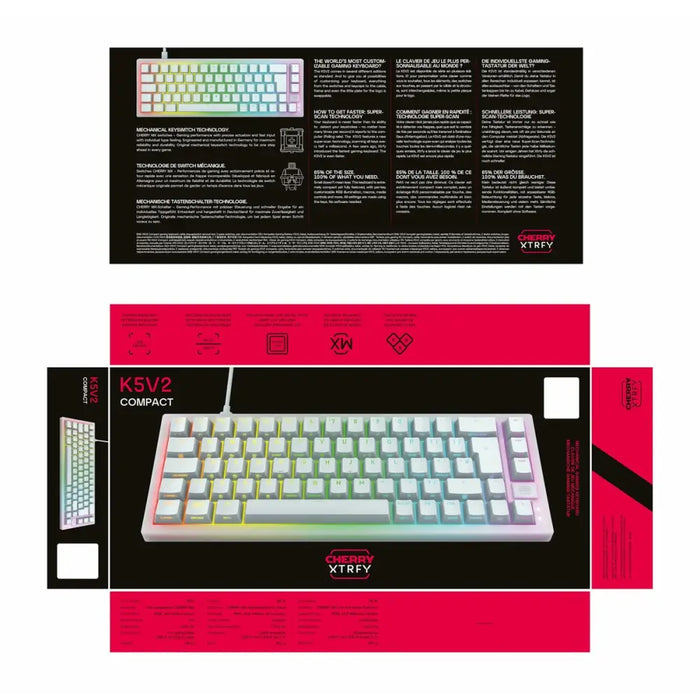 Keyboard and Mouse Cherry CXK5V2RGBCPTTPWHTRFR - Електроника Периферни и резервни части<<<Компютри|
