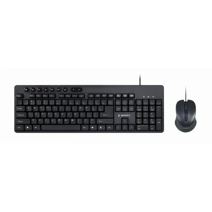 Keyboard and Mouse GEMBIRD KBS-UM-04 Black Monochrome QWERTY Qwerty US - Клавиатури<<<Електроника Периферни и резервни