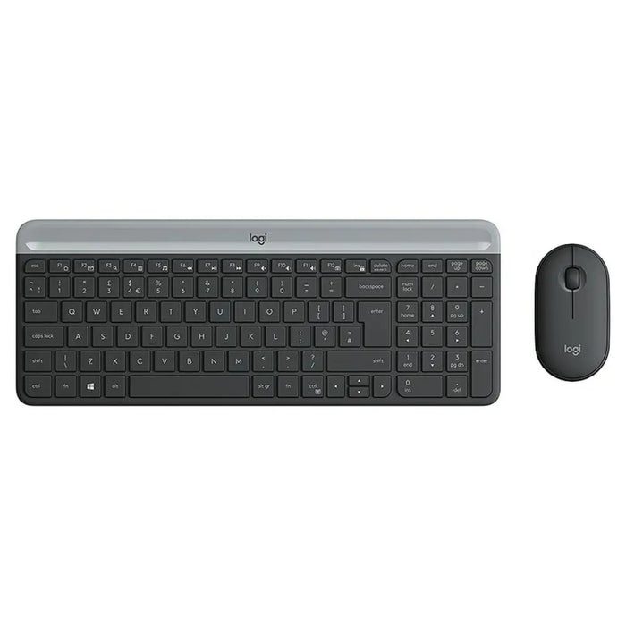 Keyboard and Mouse Logitech 920-009190 Black Grey French AZERTY - Електроника Периферни и резервни части<<<Компютри|