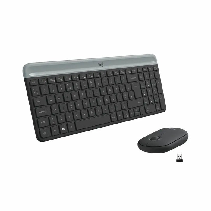 Keyboard and Mouse Logitech MK470 Black Wireless - Електроника Периферни и резервни части<<<Компютри|