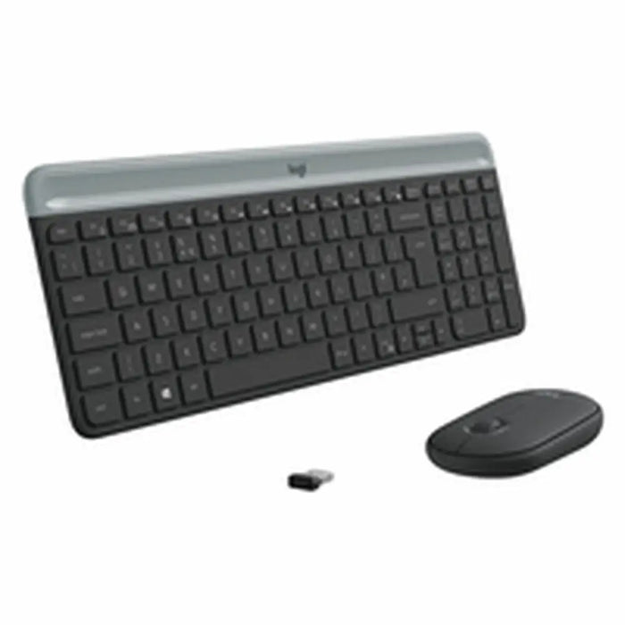 Keyboard and Mouse Logitech MK470 Black Wireless - Електроника Периферни и резервни части<<<Компютри|