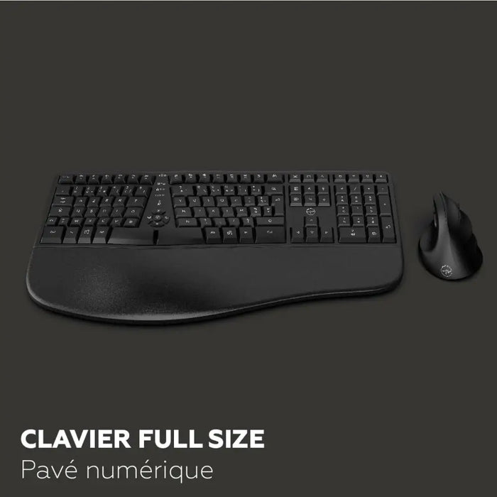 Keyboard and Mouse Mobility Lab Ergo C30W Black - Електроника Периферни и резервни части<<<Компютри|