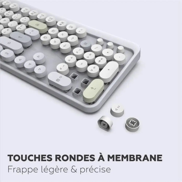 Keyboard and Mouse Mobility Lab Modelo ergonómico Grey AZERTY - Клавиатури<<<Електроника Периферни и резервни
