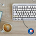 Keyboard and Mouse Mobility Lab Modelo ergonómico Grey AZERTY - Клавиатури<<<Електроника Периферни и резервни