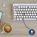 Keyboard and Mouse Mobility Lab Modelo ergonómico Grey AZERTY - Клавиатури<<<Електроника Периферни и резервни