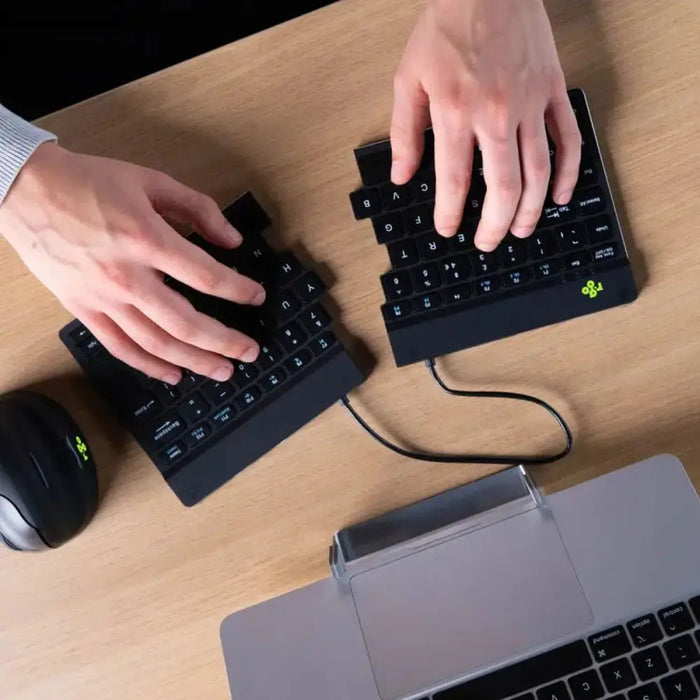 Keyboard and Mouse R-Go RGOSBESWLBL Black Spanish QWERTY - Електроника Периферни и резервни части<<<Компютри|