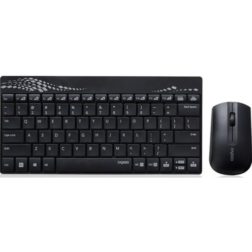 Keyboard and mouse RAPOO 8000 - 19033 black - Клавиатури<<<Периферия<<<Компютри и периферия<<<TechMart