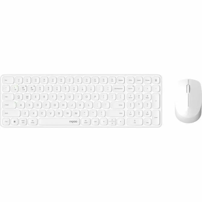 Keyboard and Mouse Rapoo 9310M White AZERTY - Електроника Периферни и резервни части<<<Компютри|